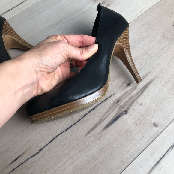 Aldo genuine leather black pumps - Picture 7 of 8